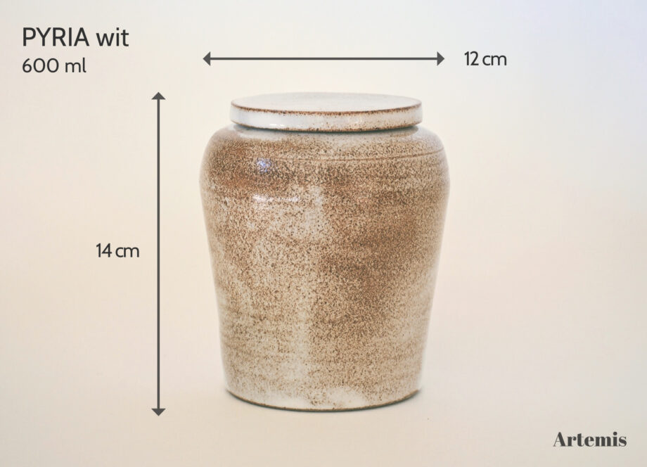 Artemis Pyria urn white 600 ml